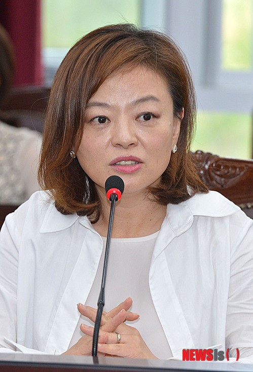 발언하는 진선미 의원