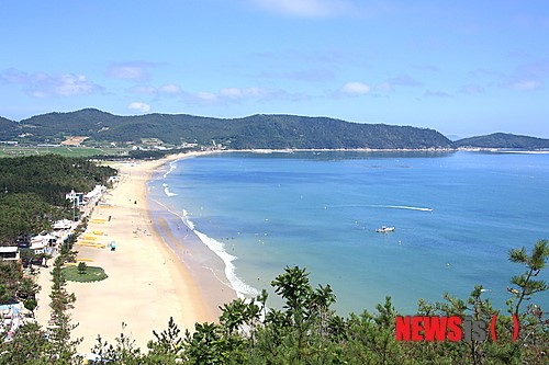 완도 신지명사십리 전국 우수 해수욕장 선정