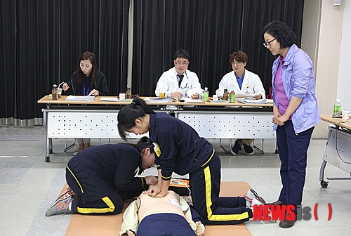 단국대천안병원서 고교생 심폐소생 예선전 열려