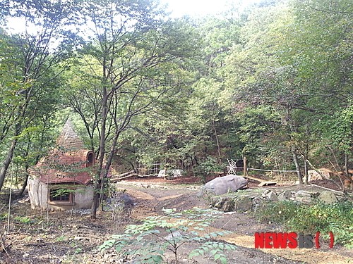 용인자연휴양림 내 유아숲체험원 들어서