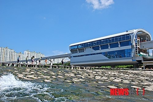 [뉴시스아이즈]주변환경 생각 대구 모노레일 착한 정거장