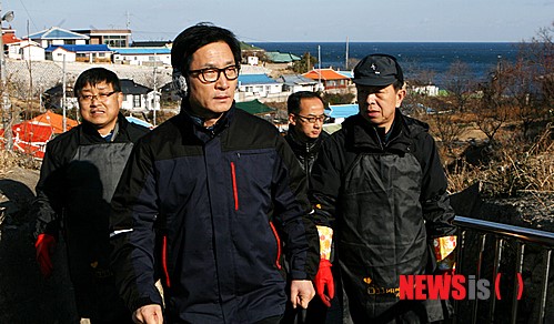 주문진 둘러보는 최명희 시장
