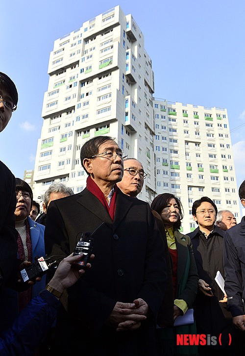 내곡지구 자동차 정비공장 현장 찾은 박원순 시장