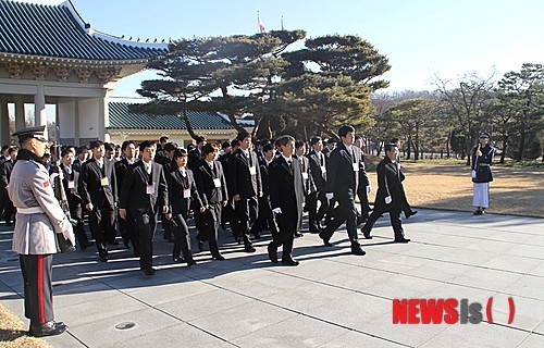 서울소방학교 교육생, 현충원 참배