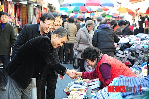 이창희 진주시장 전통시장 방문