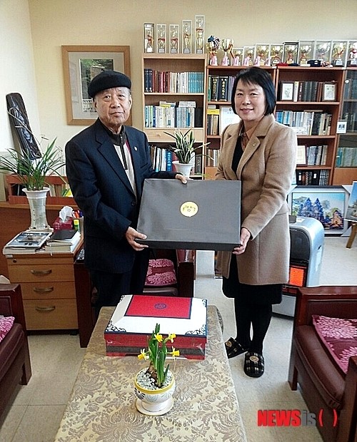 창원보훈지청, 설 명절 맞아 생존 애국지사 위문