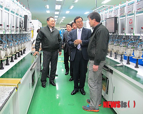 [동정]전대천 가스안전공사 사장, 가스용품 제조시설 현장점검