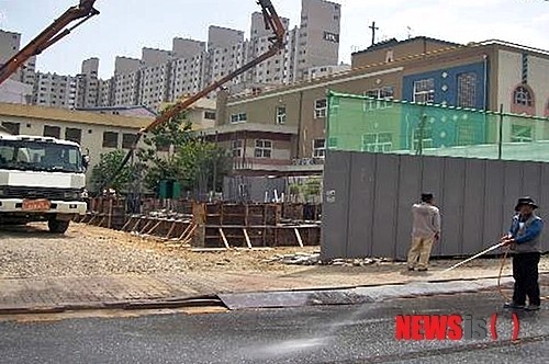 서울시 발주공사, 소음 전광판 설치-함바식당 지양