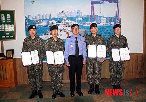 유해가스 불법 배출선박, 53사단 해안감시병에 덜미