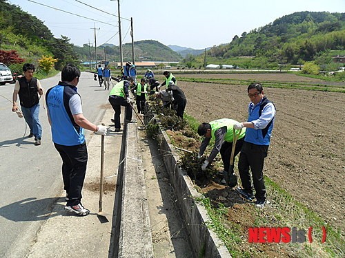 농촌공사 진주·산청지사 농촌체험마을 가꾸기