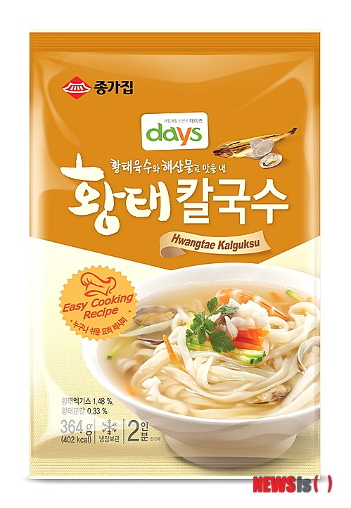 대상FNF 종가집, 데이즈 황태칼국수 출시