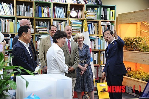 소셜벤처파트너스 루스 존슨 대표 서울시청 방문