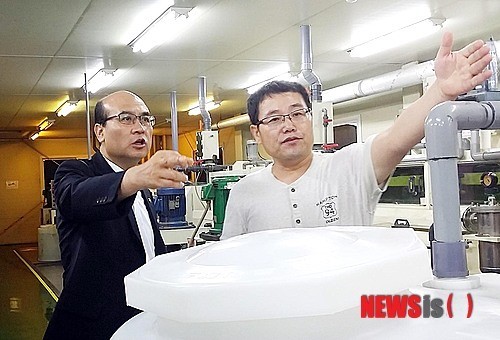 정연만 환경부 차관, 남동공단 산업체 방문