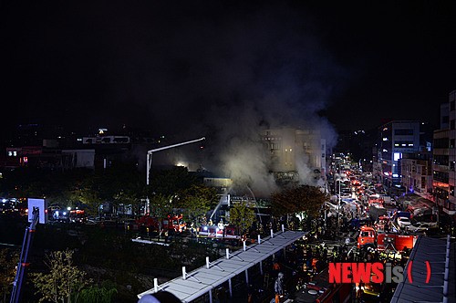 동대문 소규모 상점 밀집지역 큰 불