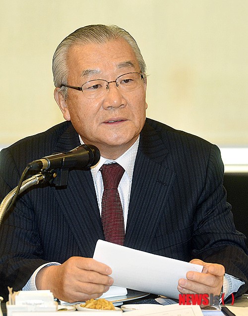 발언하는 김인호 중장기전략위 민간공동위원장