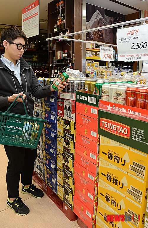 수입맥주 매출 소주 판매 앞질러