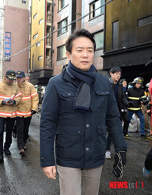 의정부 화재현장 찾은 남경필 도지사