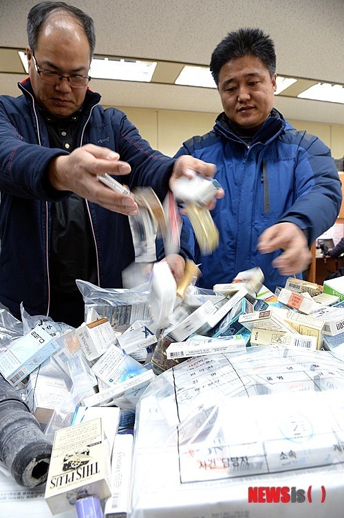 익산 상가에서 훔친 담배 1600여갑