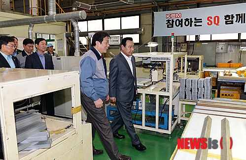 이완구 국무총리, 인천 남동공단 중소기업 방문