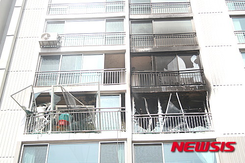 춘천 아파트서 가스폭발