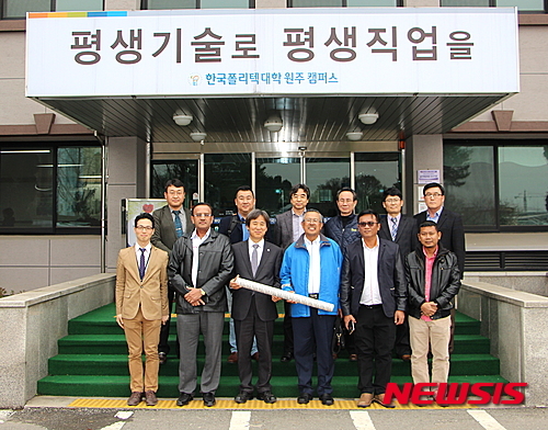 말레이시아 이포 폴리텍대, 한국폴리텍대학 원주캠퍼스 방문