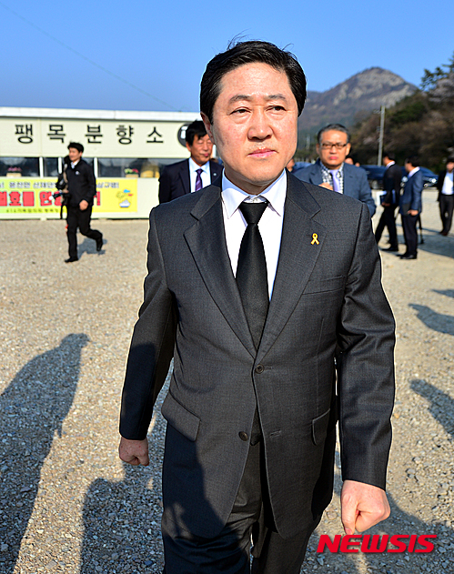 진도 찾은 유기준 장관