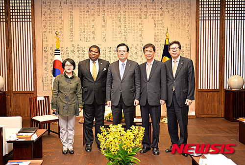 정의화 국회의장, 마틴 춘공 IPU 사무총장 접견