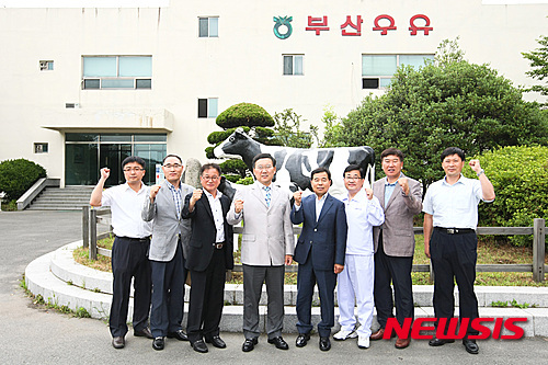 김진국 경남농협본부장, 부산우유조합 방문 격려