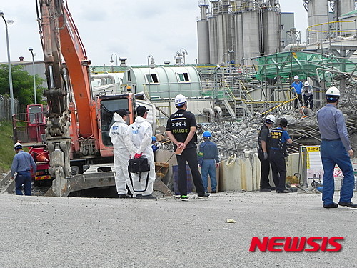 한화케미칼 폭발사고 원인 규명 총력…2차 합동감식