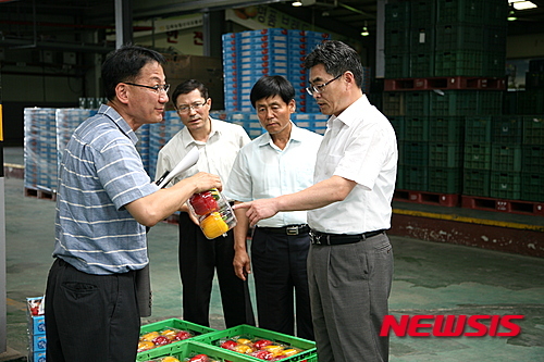 강원농협 조완규 본부장, 철원 산지 유통센터 방문