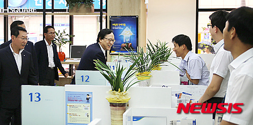 NH농협금융 김용환 회장, 인천 지역 지점 현장소통 경영