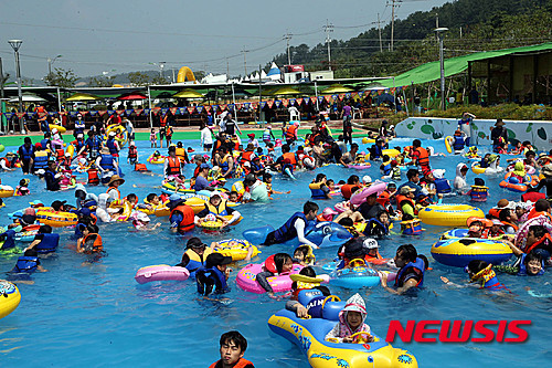무안 회산백련지 야외 물놀이장