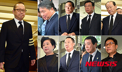 故 이맹희 회장 빈소 찾은 경제인들