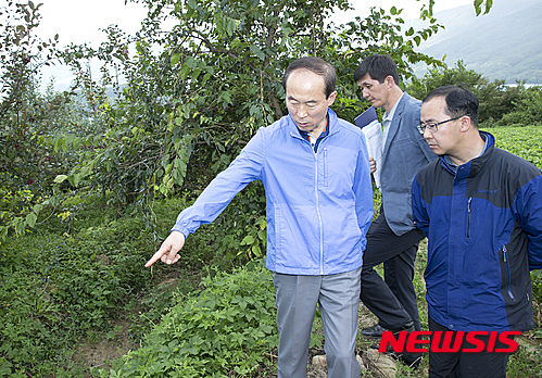 윤성규 환경부 장관, 오염시설 현장 방문