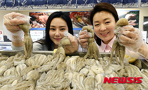 봄 제철 수산물 생물 주꾸미