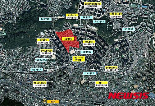 봉천동 상도근린공원 인근, 재개발 추진