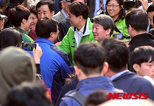 안철수, 동작구을 장진영 후보 지원 유세