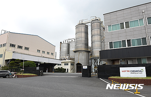 정적 감도는 롯데케미칼 울산1공장