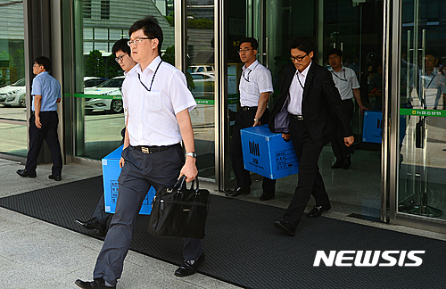 검찰, 농협중앙회 회장실 압수수색