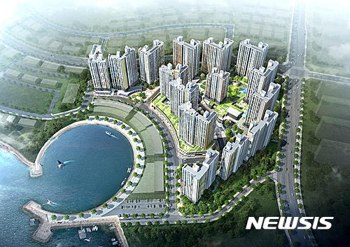 그린 아파트 투시도