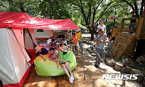 자연속에서 힐링 캠프, 숲속 놀이터로 놀러가요!