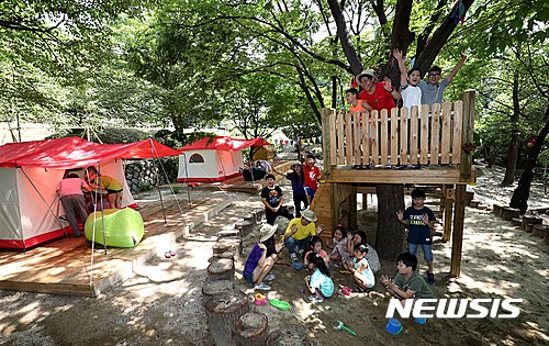 자연속에서 힐링 캠프, 숲속 놀이터로 놀러가요!