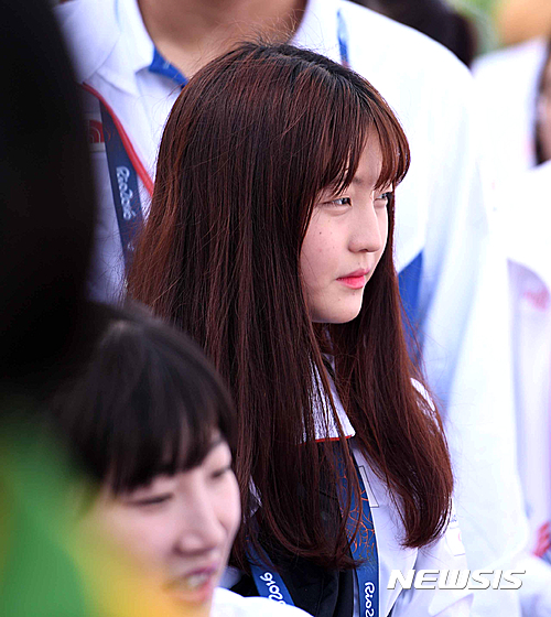 한국선수단 탁구팀 생활보조요원 김수연