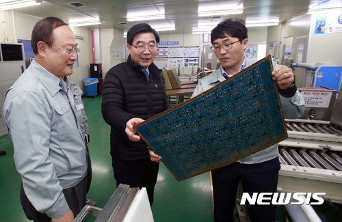 대덕지디에스 방문한 이기권 장관