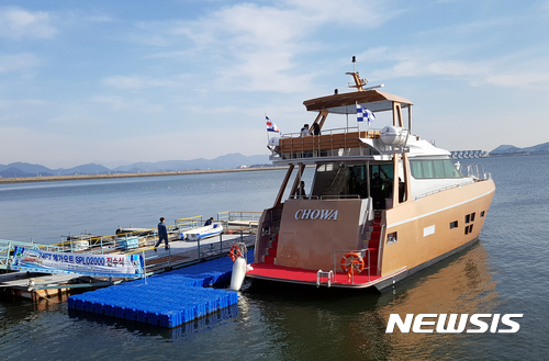 대불산단 신우산업, 국내 최대 70피트급 메가요트 건조