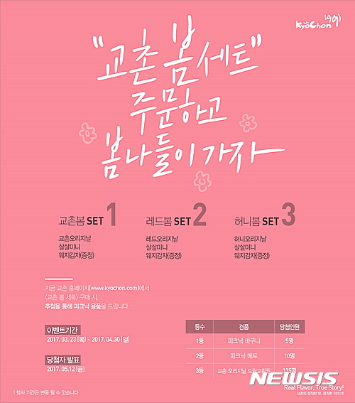 교촌치킨, 봄 맞이 교촌 봄 세트 한정 판매