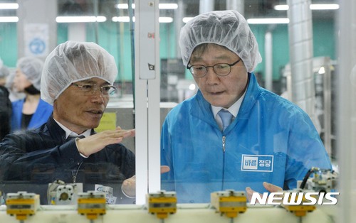 유승민, 선유산업단지 현장 시찰
