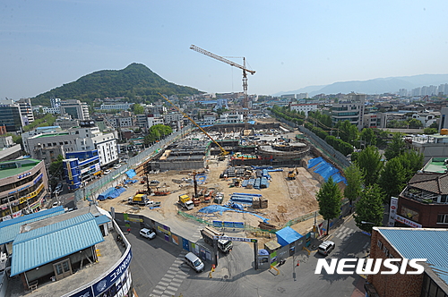 [춘천소식]신청사, 지상층 골조 공사 시작…16％ 공정 등