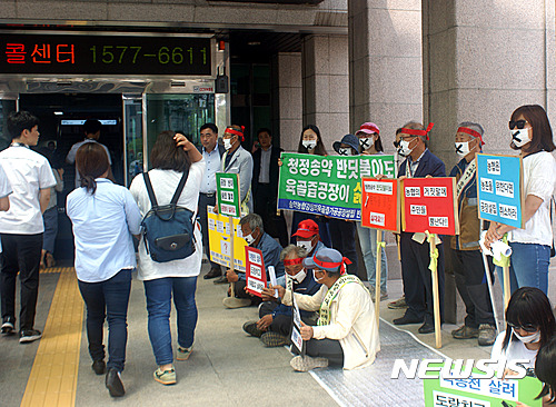 아산시는 육가공 공장 승인을 철회하라