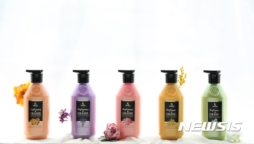 애경 케라시스 퍼퓨머리 드 그라스 샴푸·린스 5종 출시